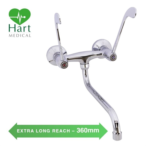 Hart Ultra Reach Wall Sink Tap - 360mm Reach